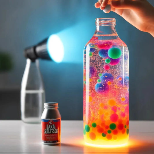 Create Your Own Lava Lamp! DIY Science Kit for Kids, Fun STEM Experiment, Bubbling Chemistry Activity, Educational Gift