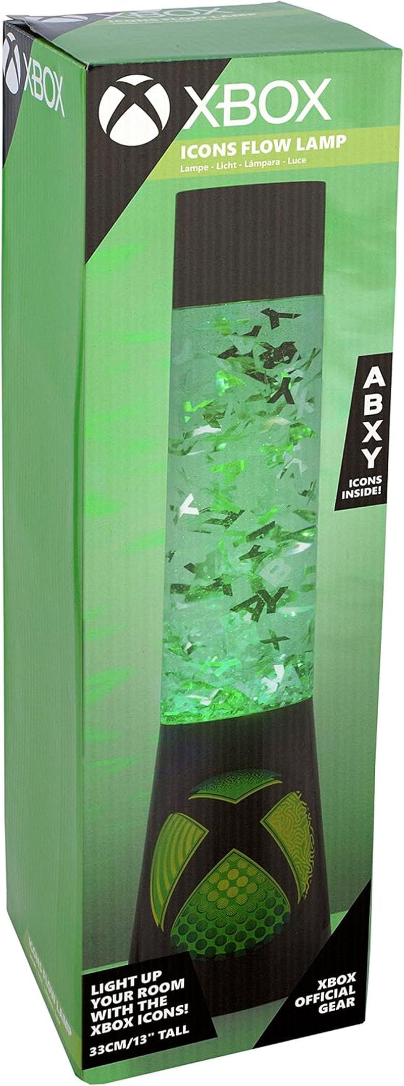 Xbox Glitter Flow Lamp, Night Light Mood Lighting, 33 Cm