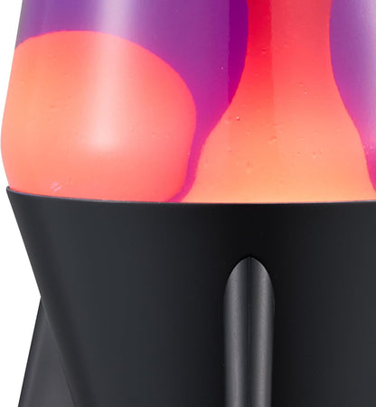 Lava the Original Lamp - 14.5" Evenfall – Retro Rocket Liquid Motion Lamp - Yellow Wax and Purple Liquid - Item #2391 (Amazon Exclusive)