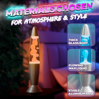 13.5 Inch LED Liquid Motion Lamp for Adults, 17 Color Changing