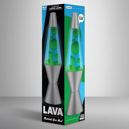 Lava® Lamp - 14.5" Deep Ocean - the Original Motion Light - Yellow/Green Wax and Blue Liquid - Item #2634 (Amazon Exclusive)