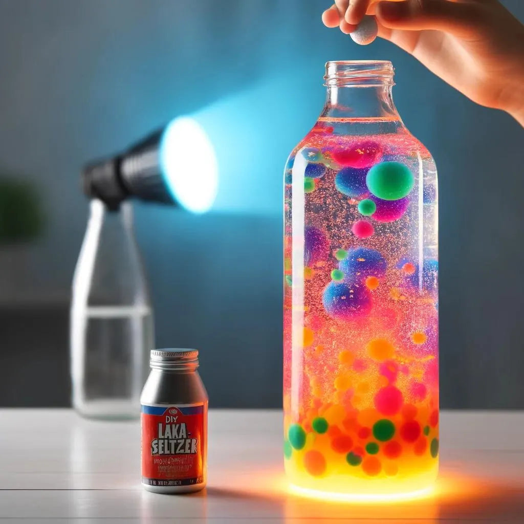 Create Your Own Lava Lamp! DIY Science Kit for Kids, Fun STEM Experiment, Bubbling Chemistry Activity, Educational Gift