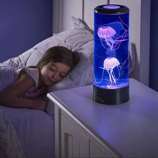 LED Kwallen Lava Lamp - Oceanglow