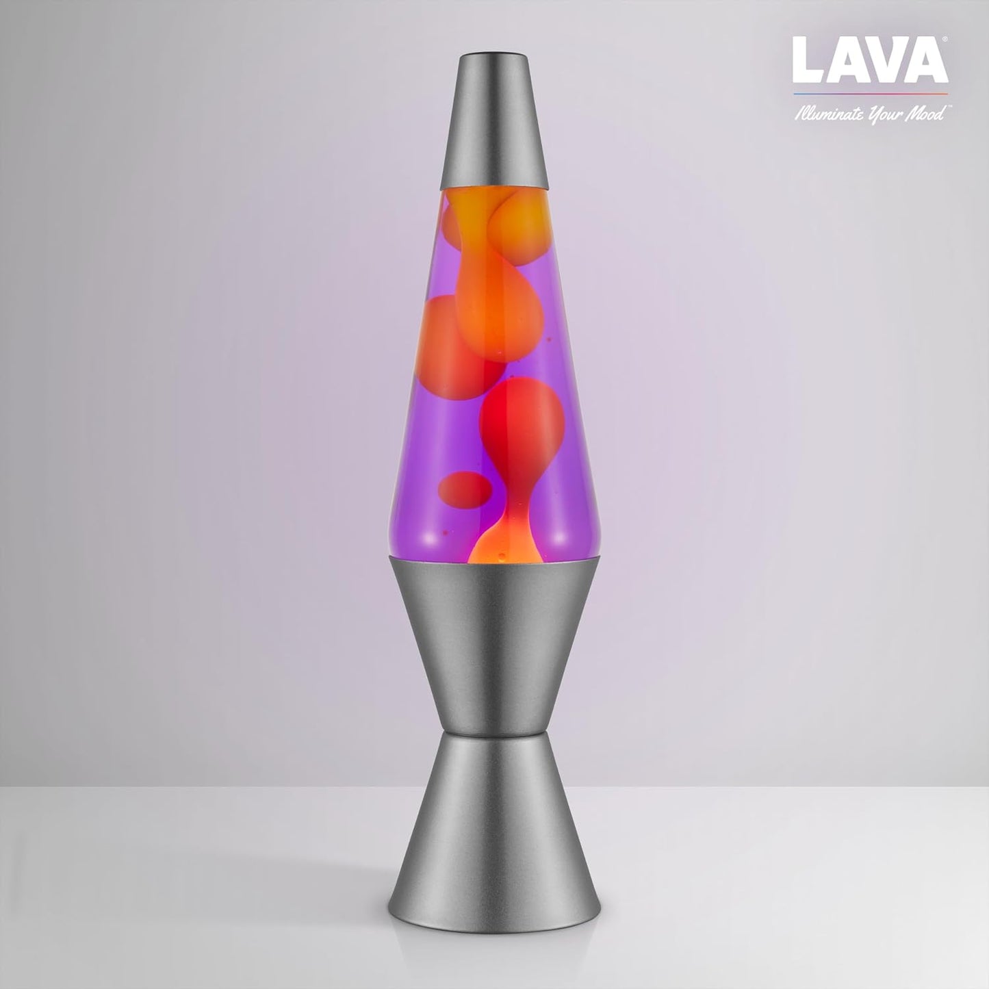 Lava® Lamp - 14.5" Purple Sunset - the Original Motion Light - Yellow Wax and Purple Liquid - Item #2635 (Amazon Exclusive)