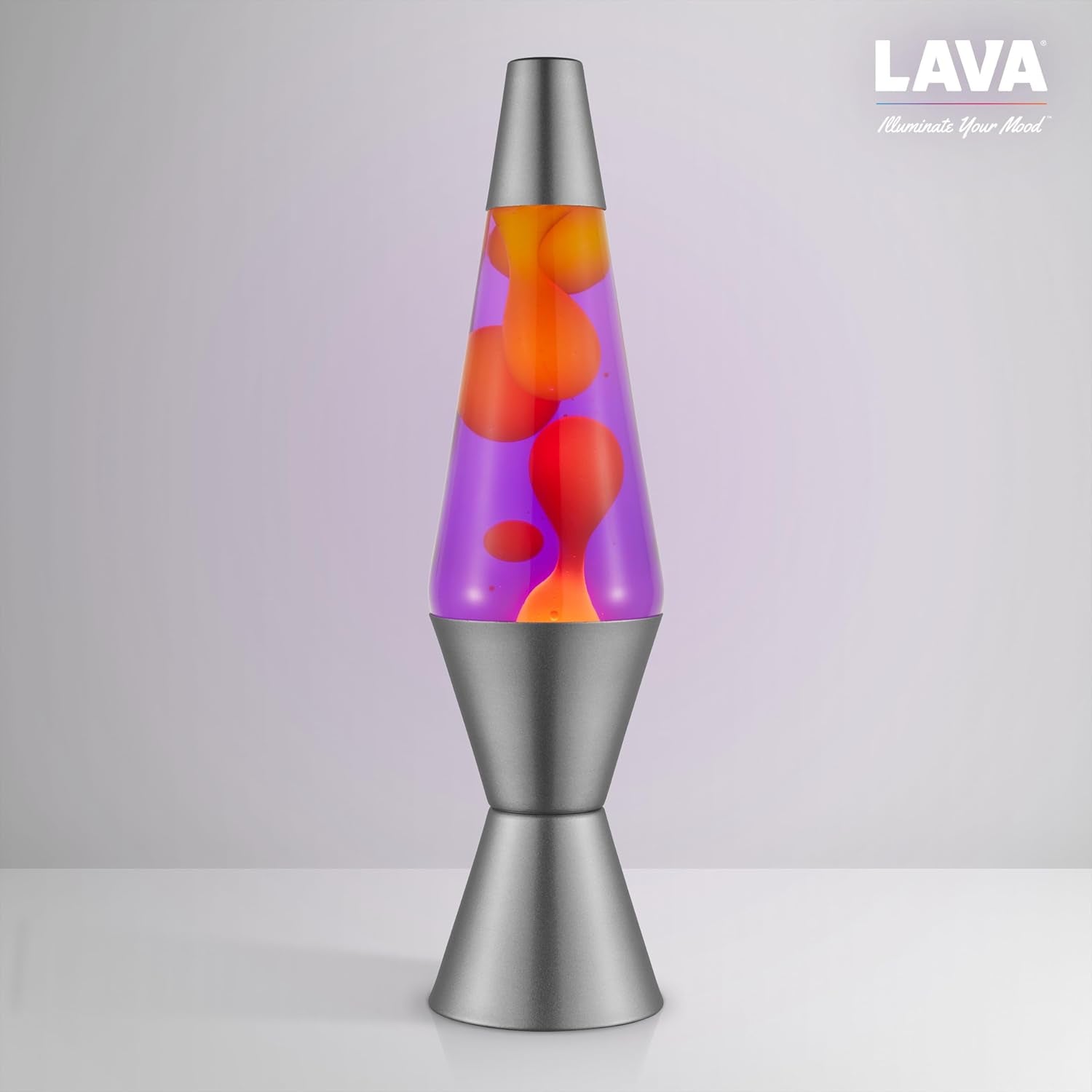 Lava® Lamp - 14.5" Purple Sunset - the Original Motion Light - Yellow Wax and Purple Liquid - Item #2635 (Amazon Exclusive)