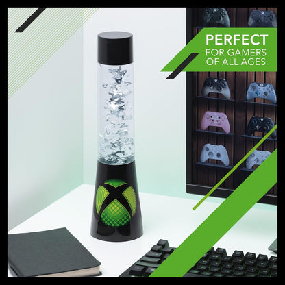 Xbox Glitter Flow Lamp, Night Light Mood Lighting, 33 Cm