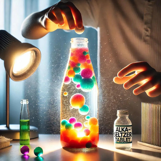 Create Your Own Lava Lamp! DIY Science Kit for Kids, Fun STEM Experiment, Bubbling Chemistry Activity, Educational Gift