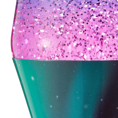 Lava® Lamp - 14.5" Polar Glimmer - the Original Motion Light - Silver Glitter, Multicolor Base and Globe - Item #2048 (Amazon Exclusive)