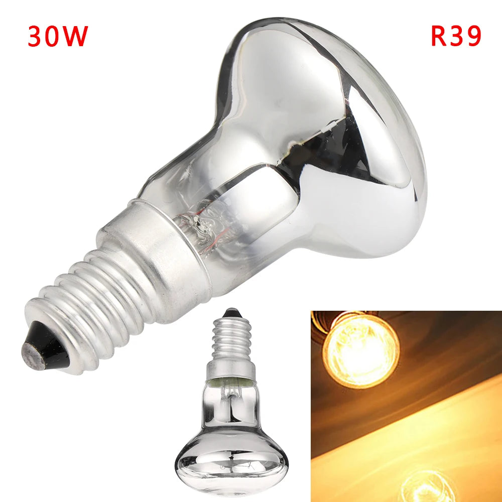 R39 30W 240V Edison Lamp Bulb E14 Replacement Lava Lamp Spotlight Screw in Light Bulb Lava Lamp Incandescent Filament Lamp Type