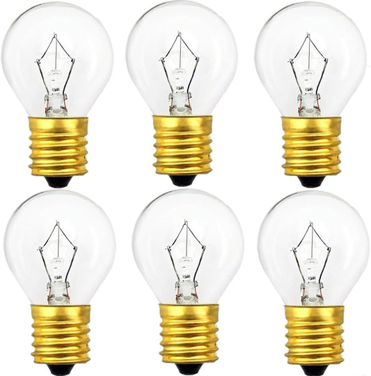Lava Lamp Bulb 25 Watt, E17 Intermediate Base,The Lava Original Replacement for 14.5-Inch Lava Lamp, Soft Warm White Glow, Long Life, High Temp Resistance, High-Output Heat S11 (6PC-25W)