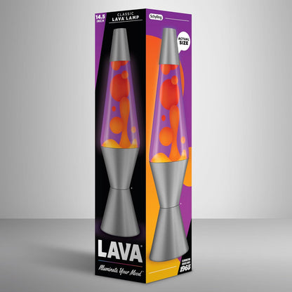 Lava® Lamp - 14.5" Purple Sunset - the Original Motion Light - Yellow Wax and Purple Liquid - Item #2635 (Amazon Exclusive)