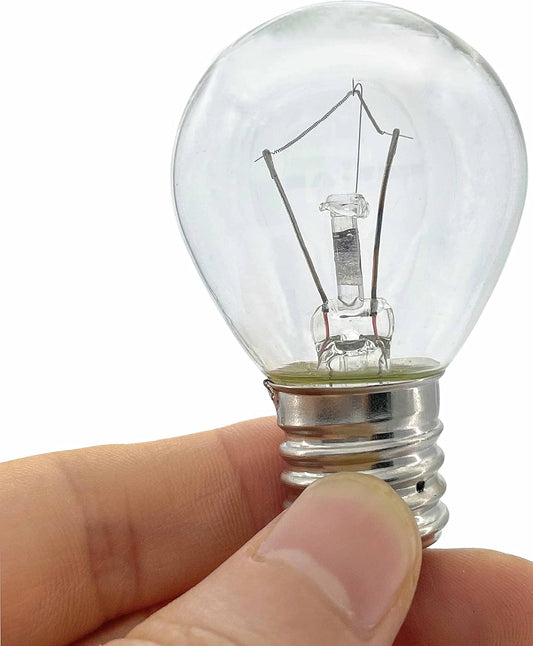 Lava Lamp Bulb, 6 Pack 25 Watt Lava Lamp Light Bulb, S11 E17 Base 120 Volt Lava Lamp Replacement Bulb for 14.5 Inch Glitter and Lava Lamps - Dimmable - Warm White
