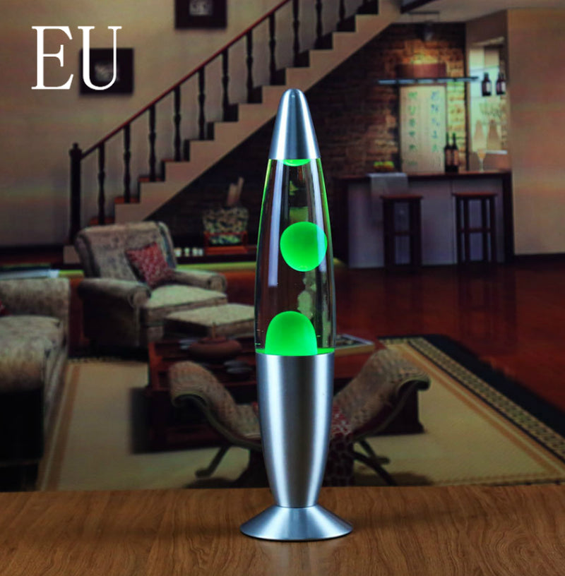 Metal Bottom Wax Lamp Volcano Lava Lamp