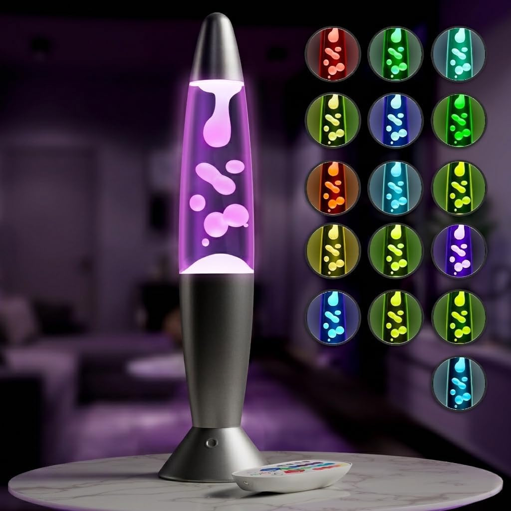 13.5 Inch LED Liquid Motion Lamp for Adults, 17 Color Changing