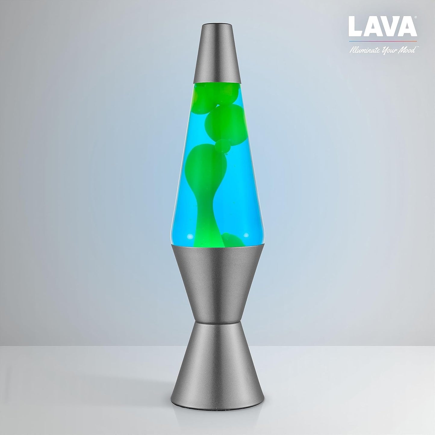 Lava® Lamp - 14.5" Deep Ocean - the Original Motion Light - Yellow/Green Wax and Blue Liquid - Item #2634 (Amazon Exclusive)
